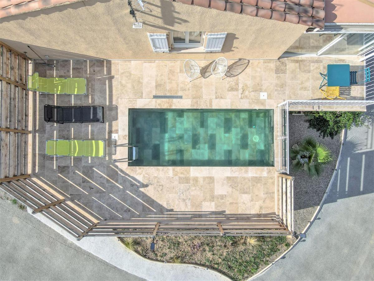 Charmante Maison Climatisee Avec Piscine Draguignan Esterno foto